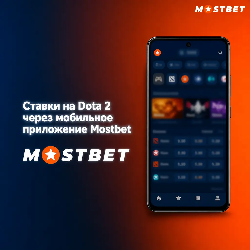 Ставки на Dota 2 в мобильном приложении Mostbet для Android и iOS: прематч и live-режим с телефона
