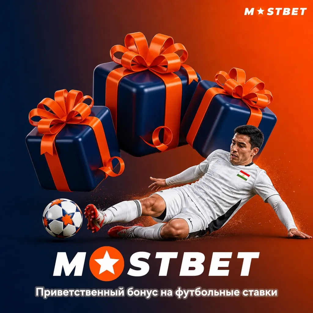 Приветственный бонус 125% до 4500 TJS и 250 FS на футбольные ставки для новых игроков из Таджикистана