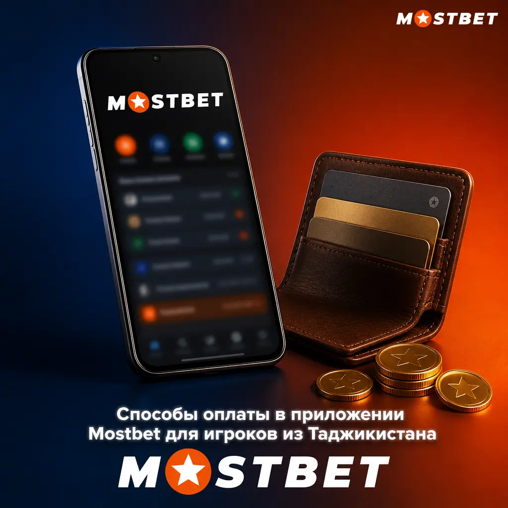 Способы оплаты в приложении Mostbet для игроков из Таджикистана: карты, Corti Milli, Alif Mobi, Tcell, Megafon, USDT, Bitcoin