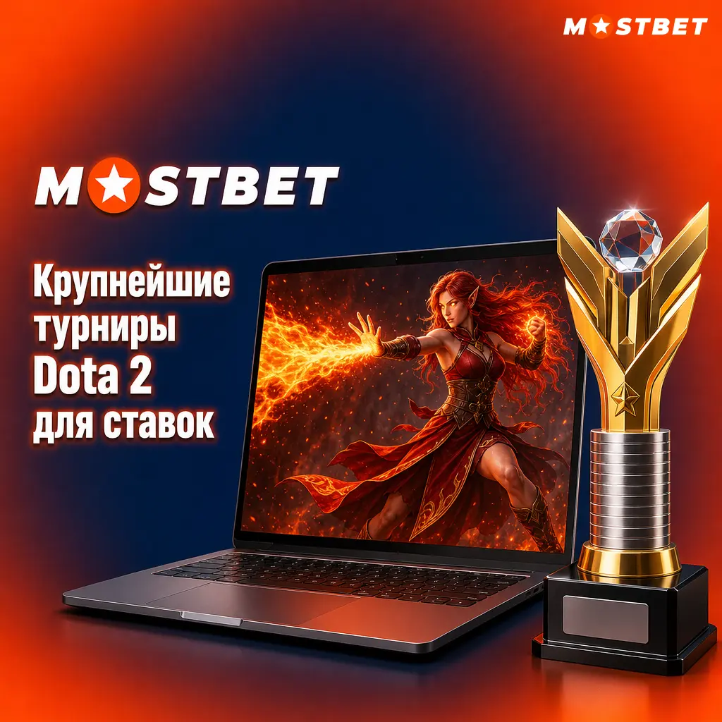 Крупнейшие турниры Dota 2: The International, BLAST Slam, ESL One, EWC, PGL Wallachia для ставок на Mostbet