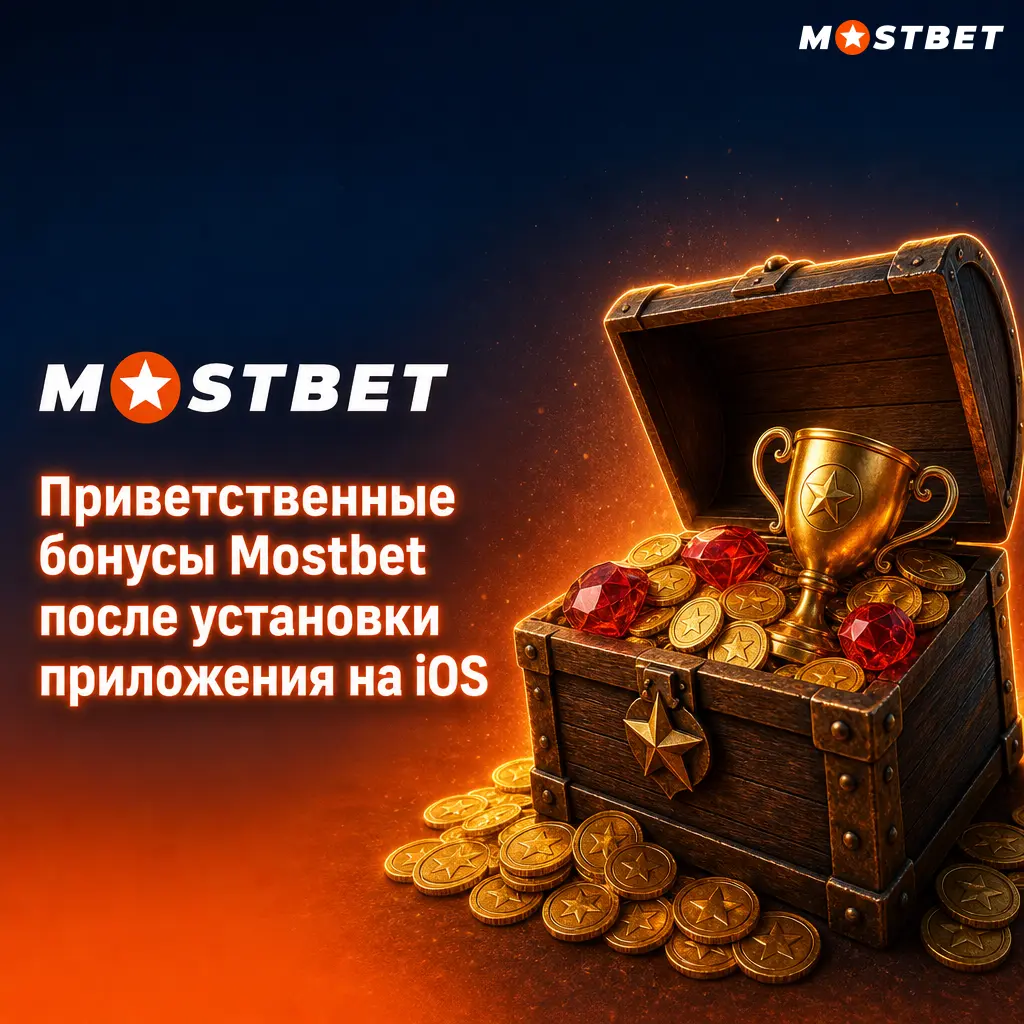 Приветственный бонус Mostbet 125% до 4500 TJS и 250 фриспинов на iOS в Таджикистане