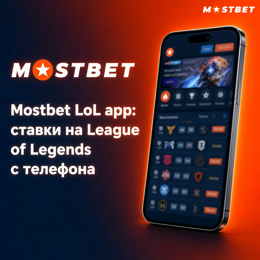 Приложение Mostbet для ставок на League of Legends на Android и iOS в Таджикистане
